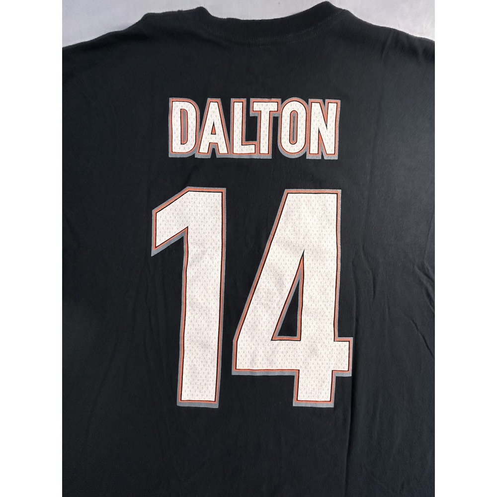 Majestic Cincinnati Bengals Dalton #14 T-shirt Men's XL NFL Football - Picture 8 of 9